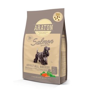 Araton Dog Salmon Adult - Small Bites  X 3 KG