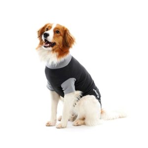 Bodysuit EasGo para Perro Negro/Gris, 62 CM, Talla XL X 01UNID
