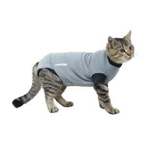 Bodysuit EasyGo para Gato Negro/Gris, 27.5CM, Talla XXXS X01UNID