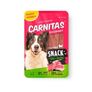 Snack Carnitas Gourmet Cerdo y Cordero X 100 GR